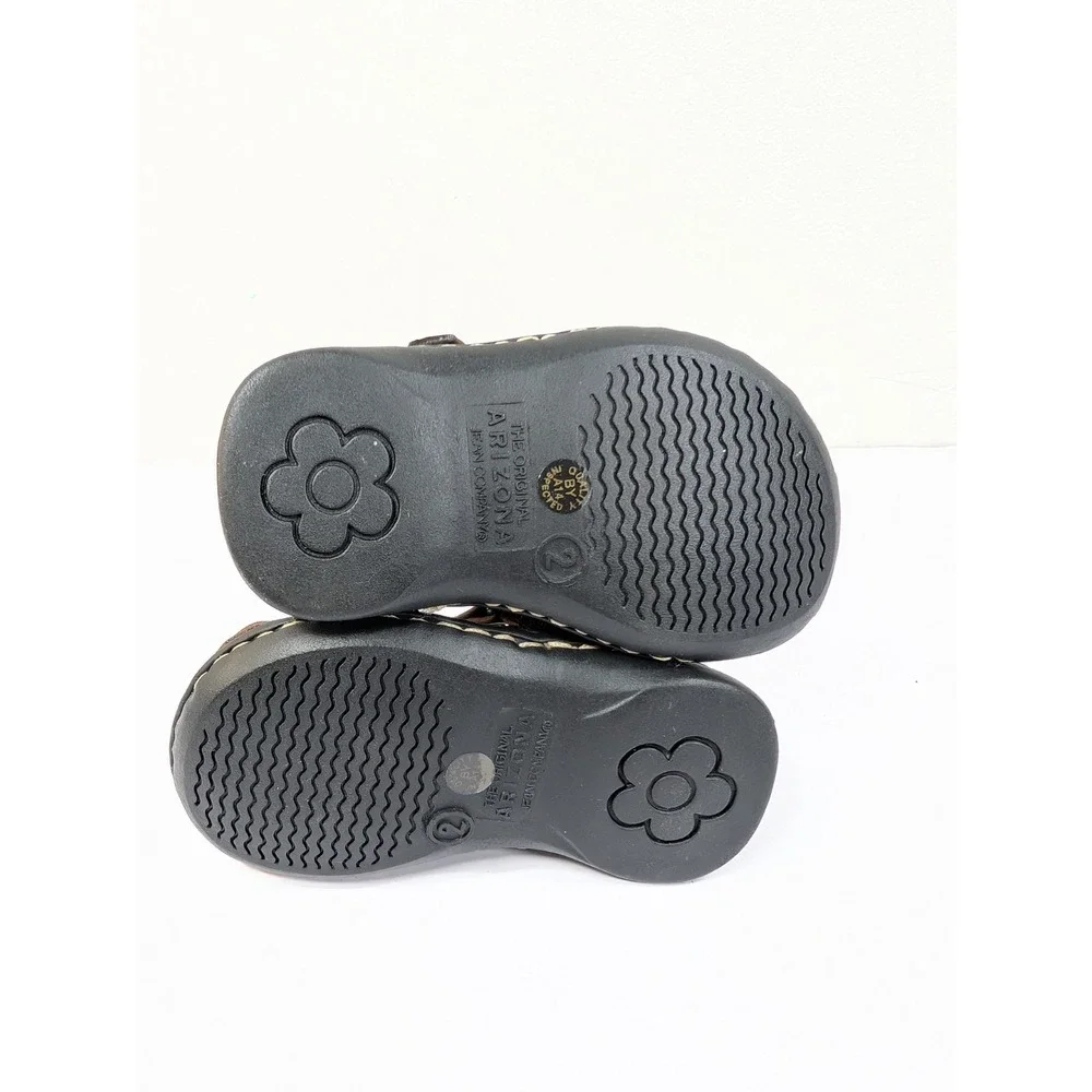 Arizona Jeans Co.‎ Girls Shoes Sz. 2 Mary Jane Brown Shoes